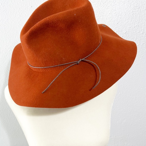 Peter Grimm Accessories - Peter Grimm rust brick floppy wool hat one size